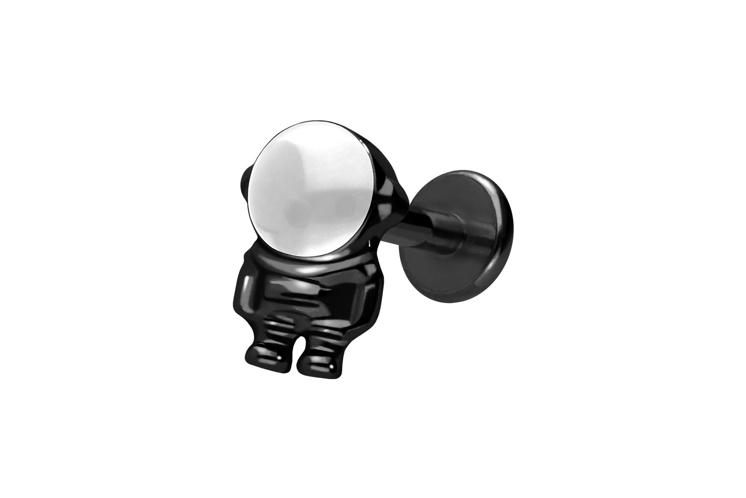 Titan Labret Piercing mit Innengewinde ASTRONAUT
